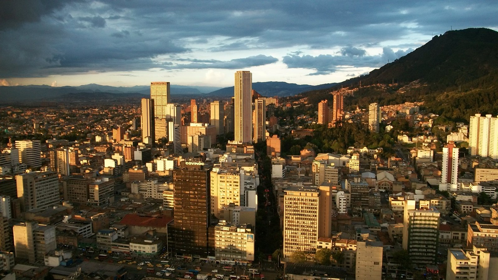 Vista panorámica de Bogotá, Colombia